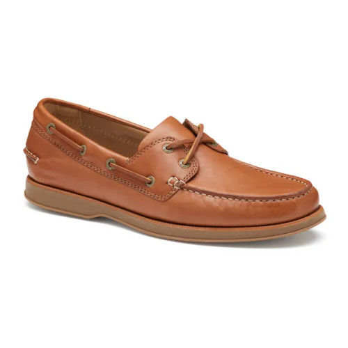 Men's Monaco 2-Eye Boat Shoe - Tan Sheepskin