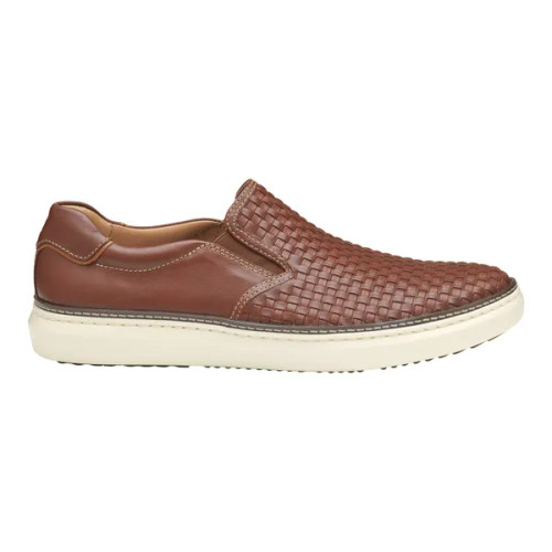 Men's Mcguffey 2 Woven Slip-On - Tan Woven Full Grain