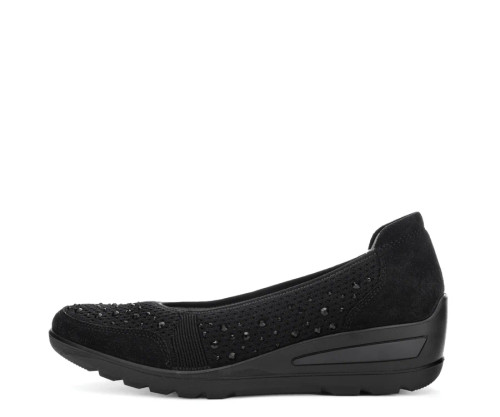 Women's Zephyr - Black Woven Stretch