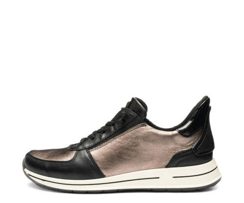 Women's Ovation: Easy2Go Hands Free Sneaker - Black/Cashmere Calf Leather