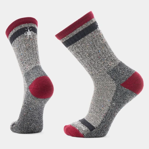 Cozy Larimer Crew Socks - Tibetan Red