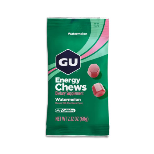 GU Energy Chews Double Serving Bag - Watermelon