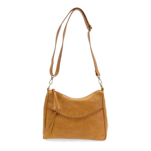 Cassidy Whipstitch Convertible Crossbody/Hobo - Whiskey