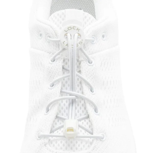 Lock Laces - White Solid