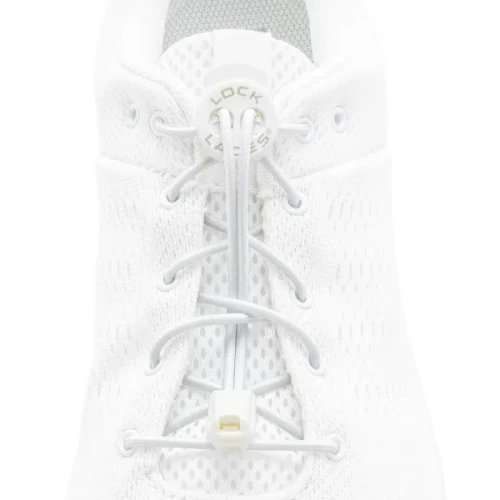 Lock Laces - White Solid