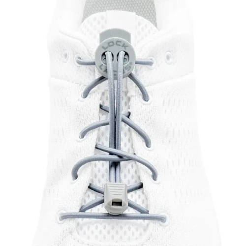 Lock Laces - Gray Solid