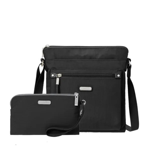 Go Bagg With RFID Phone Wristlet - B0001 BLACK