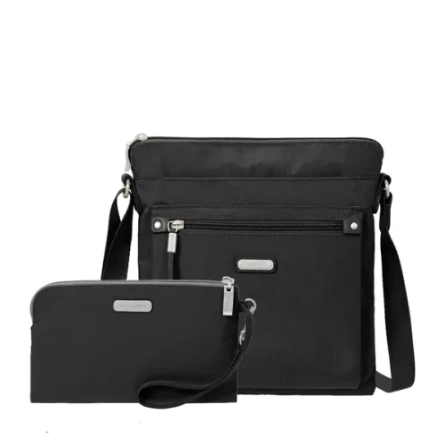 Go Bagg With RFID Phone Wristlet - B0001 BLACK