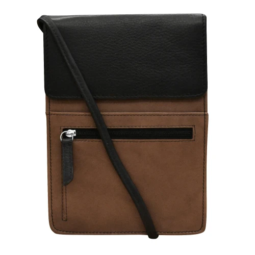 Large Organizer On String - Toffee/Black