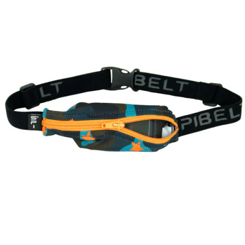 Diabetic SPIbelt - Camo Star Fabric/Orange Zipper