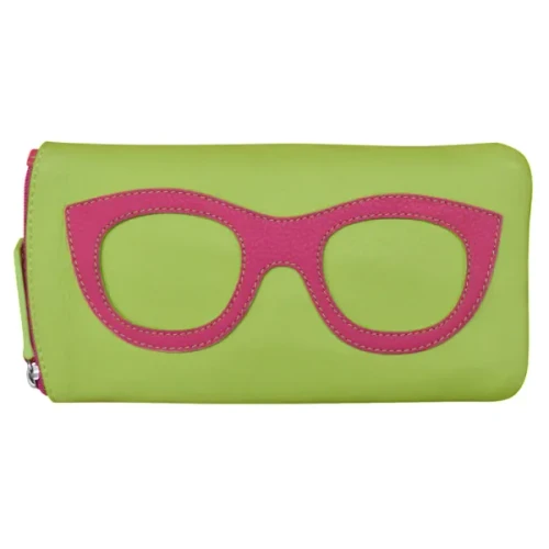 Eyeglass Case with Frame Graphic-6462 - Pear/Indian Pink