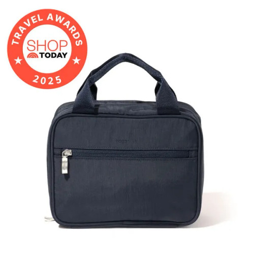 Hanging Travel Toiletry Kit - French Navy