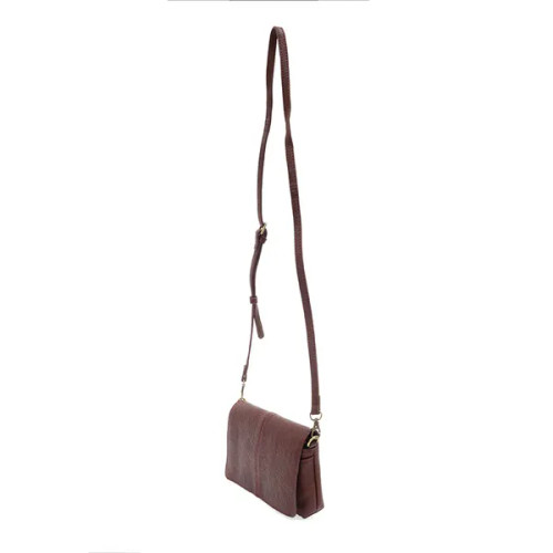 Everly Organizer Flap Crossbody - Dark Cherry/Dark