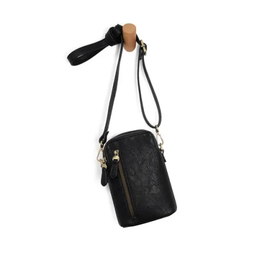 Joy Susan Jolene Crossbody Phone Bag in Black - Image 1