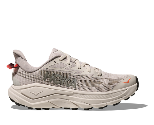 HOKA Womens Challenger 8 in Stucco Asphalt Grey - Image 1