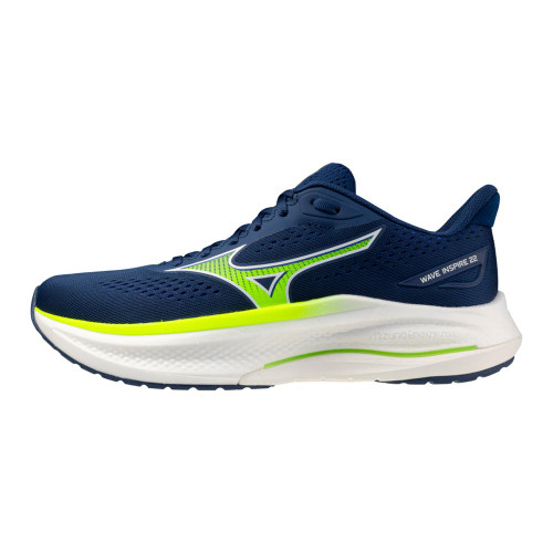 Mizuno Mens Wave Inspire 22 in Estate Blue-White - Image 1