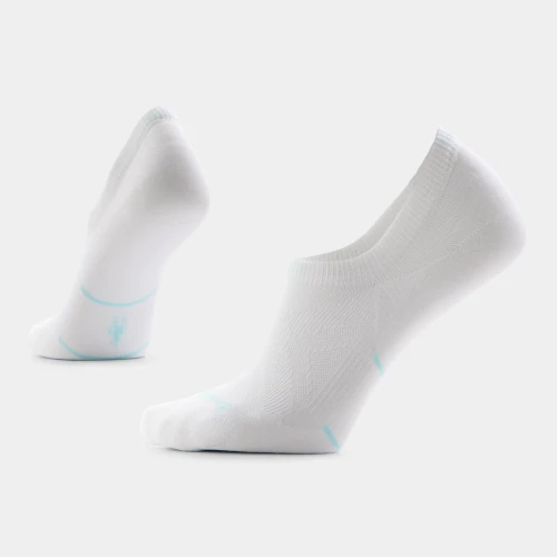 Women's Run No Show Socks - White