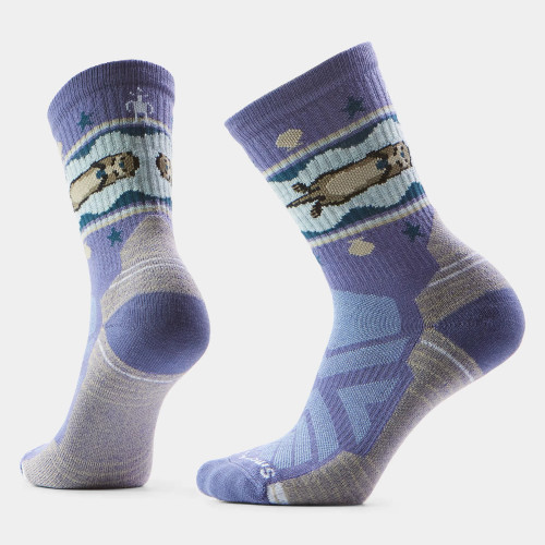 Women's Hike Otter Float Crew Socks - Nightfall Blue