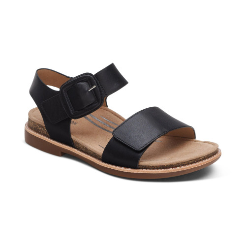Women's Claire Quarter Strap Sandal - Black