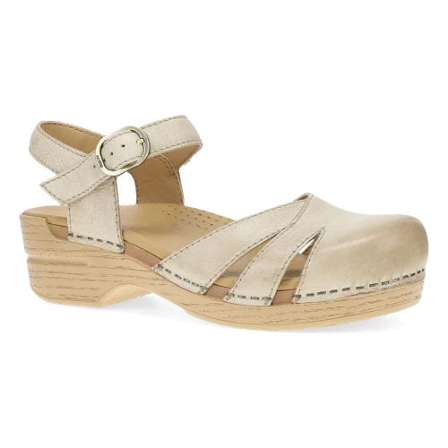 Women's Margreta Mary Jane Clog D - Biscotti