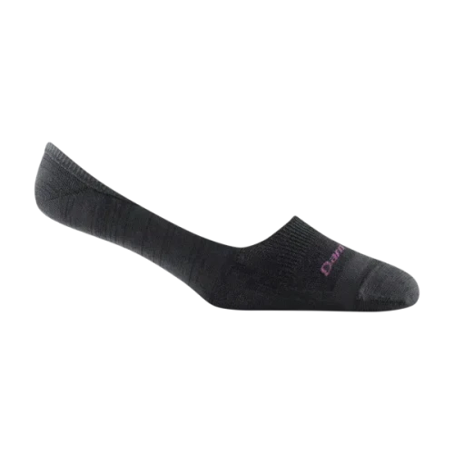 Women's Solid No Show Invisible Lightweight - Black