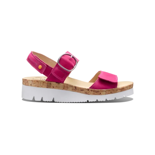 Women's Portola Two Strap Sandal - Fuchsia Nubuck
