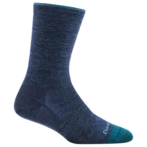 Women's Solid Basic Crew Lightweight - Denim