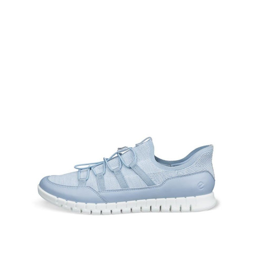 ECCO Womens W Gruuv Lite Tex Sneaker in Dusty BlueDusty BlueAir - Image 1