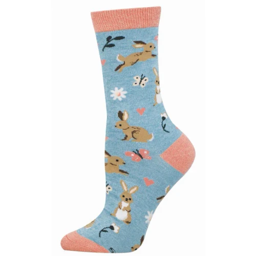 Women's Love Me Some Bunny - Blue Heather