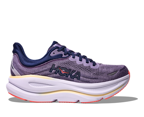 HOKA Womens Womens Bondi 9 in Berry Jam Berry Patch - Image 1