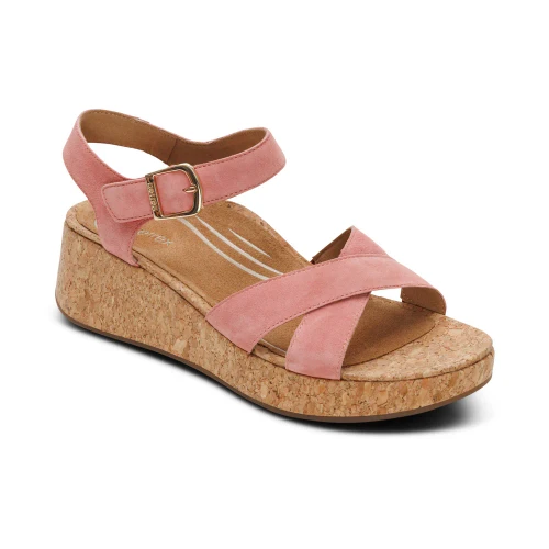 Women's Flora Wedge - Antique Rose