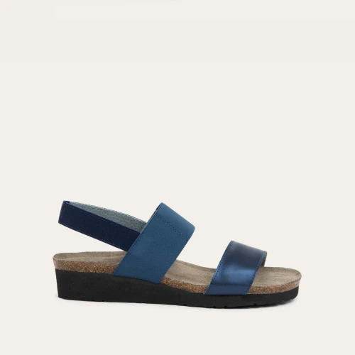 Women's Amy - Polar Sea Leather/Navy Elastic