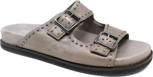 ZIERA SHOES Womens Lavro in Smoke-Gunmetal - Image 1