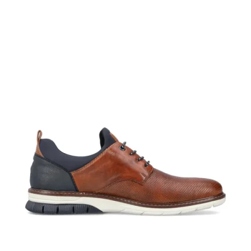Rieker Mens Dustin 50 in NussLakeNavyAmaretto - Image 1