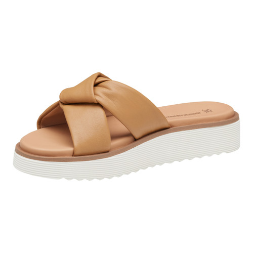 Women's Mitzi Knotted Slide - Tan Glove Leather