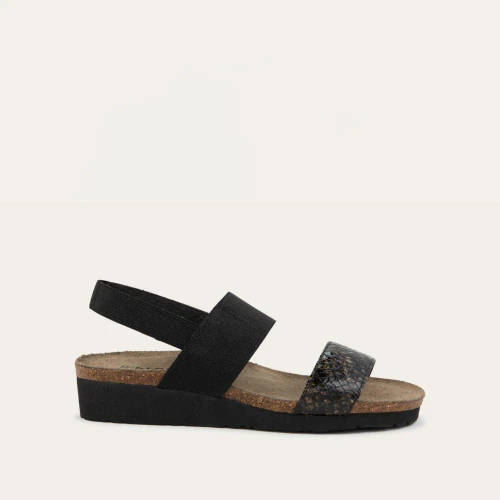 Women's Amy - Reptile Patent Leather/Black Elastic