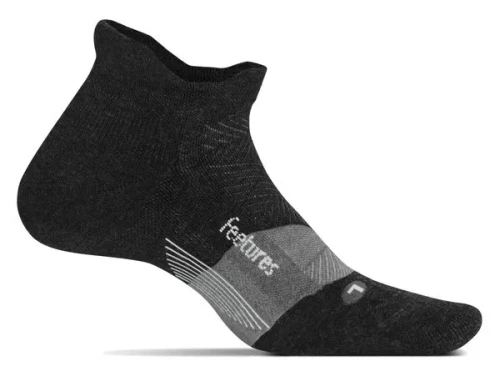 Merino 10 Max Cushion No Show Tab - Charcoal