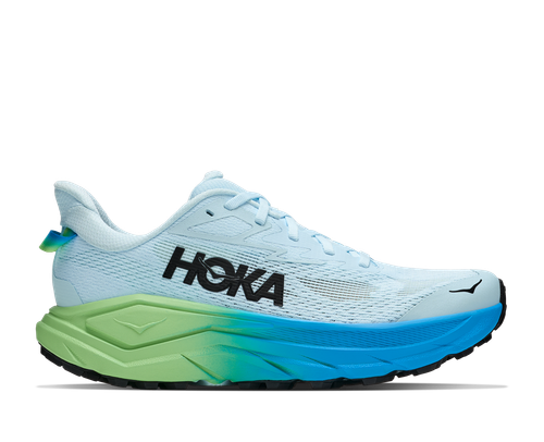 HOKA Womens Challenger 8 in Glimmering Blue Tart Apple - Image 1