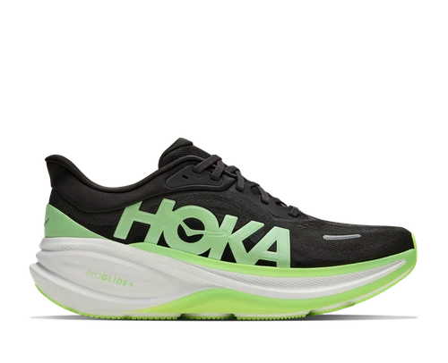 HOKA Mens M Clifton Pro in Carbon Black Tart Apple - Image 1
