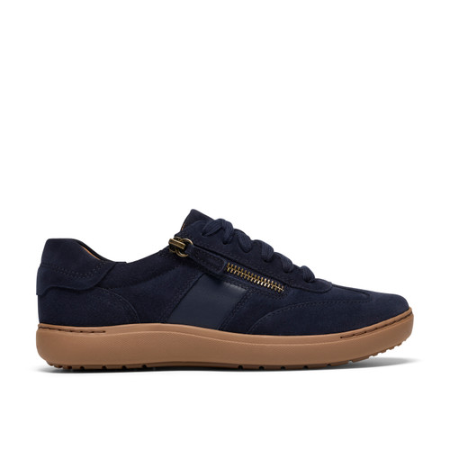 Clarks Womens Nalle T-Toe in Navy Combi - Image 1
