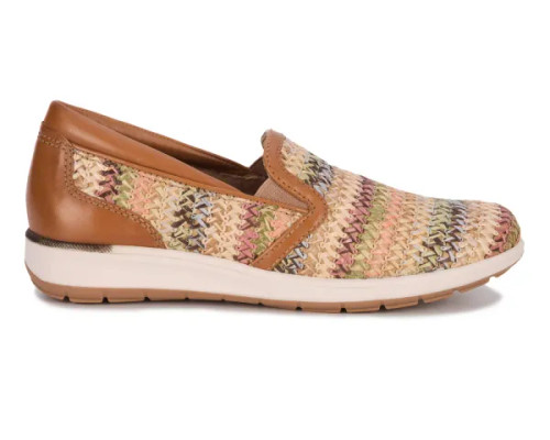 Women's Orleans - Multi Raffia/Luggage Leather