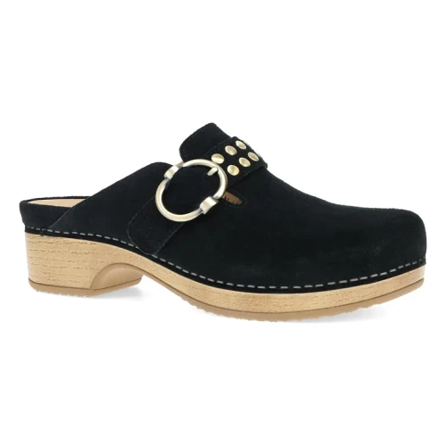 Dansko Womens Branson Clog in Black - Image 1