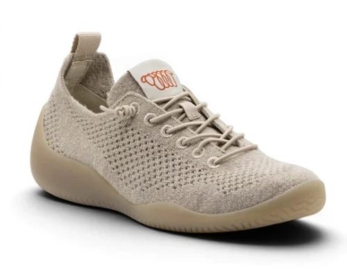 Woolloomooloo Womens Coogee Breeze Lace in Taupe Merino Wool - Image 1