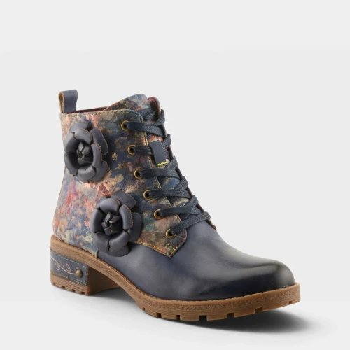 Spring Footwear Womens Martinela in Blue Multi - Image 1