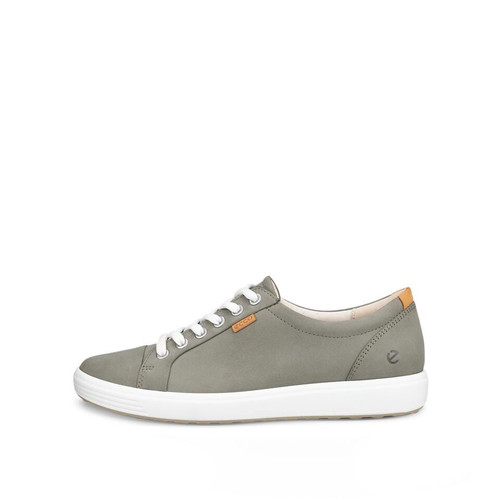 ECCO Womens W Soft 7 Sneaker in Smokey Olive - Image 1