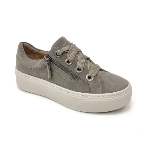 Women's Aubrey Arch Support Platform Sneaker - Taupe