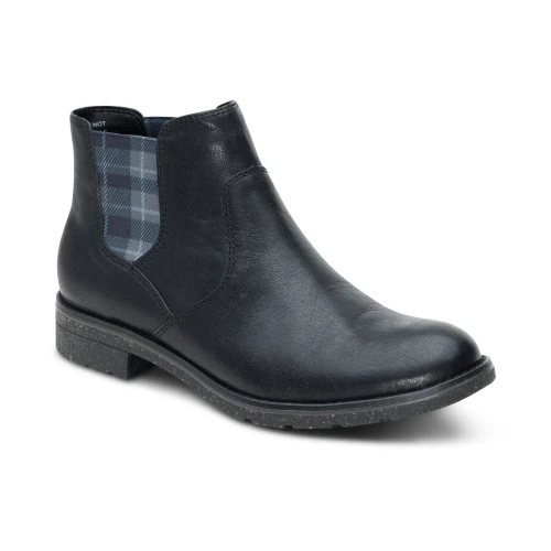 Aetrex Womens Kaylee Arch Support Chelsea Boot in Black - Image 1