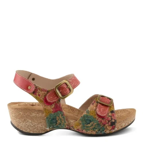 LArtiste Womens Osuna in Red Multi - Image 1