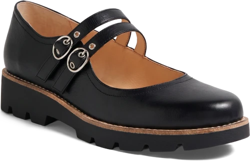 Django Juliette Womens Dabbie in Black-Black So - Image 1