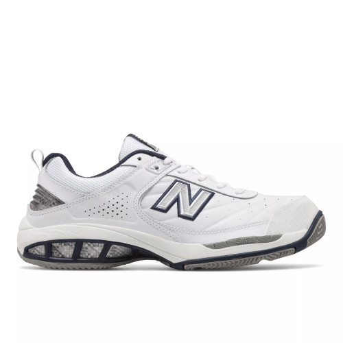Men's 806 - NB WHITE with NB NAVY